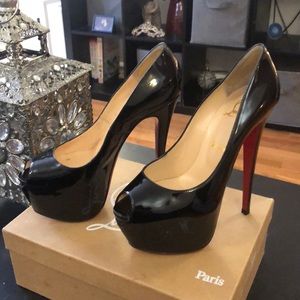 Christian Louboutin Platform Peep Toe